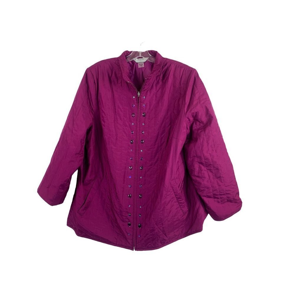 Allison Daley Blazing Berry Lightweight Jacket